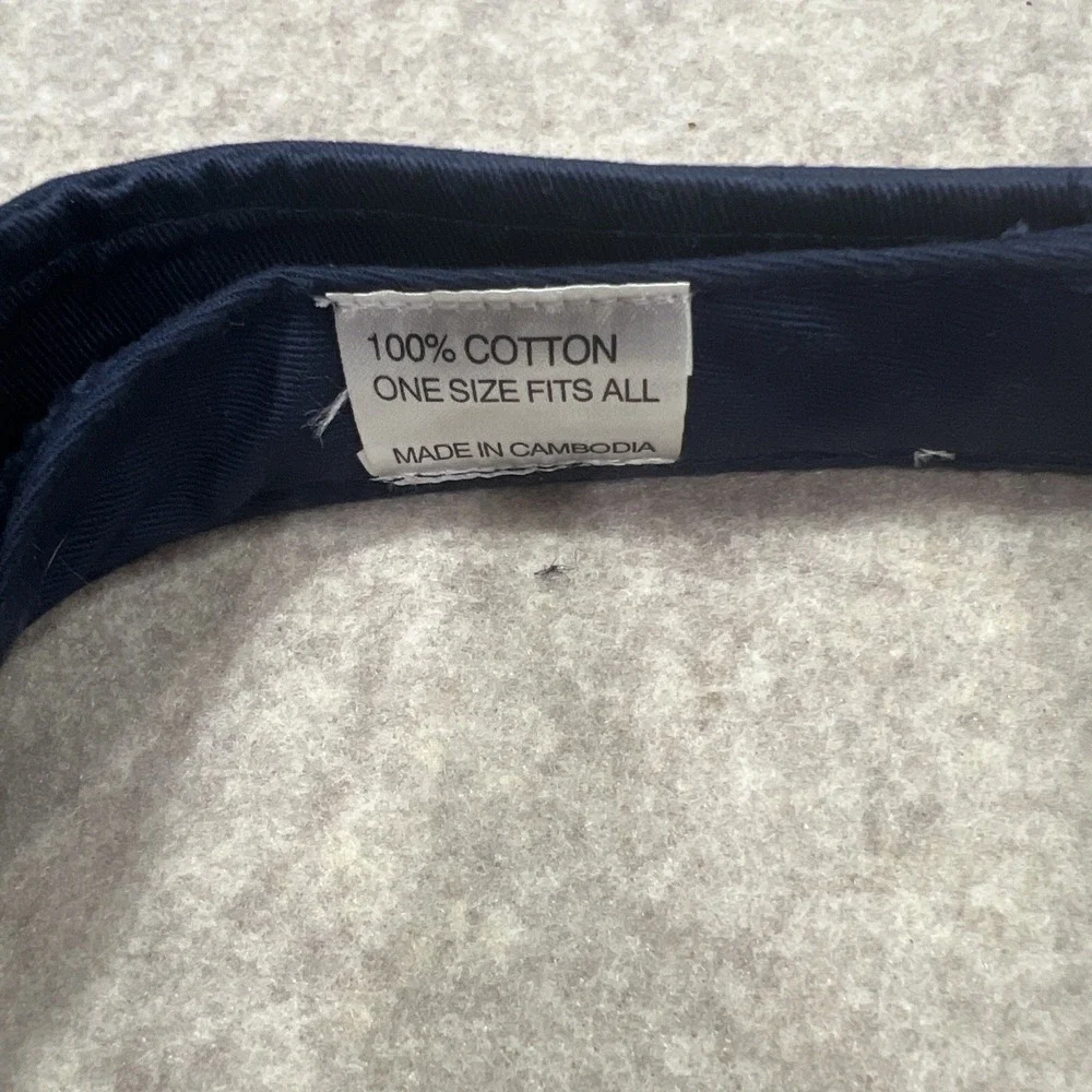 Starter‎ Visor Cap Adjustable Strap Logo Athletic Navy Retro Y2k Fashion - Picture 3 of 7